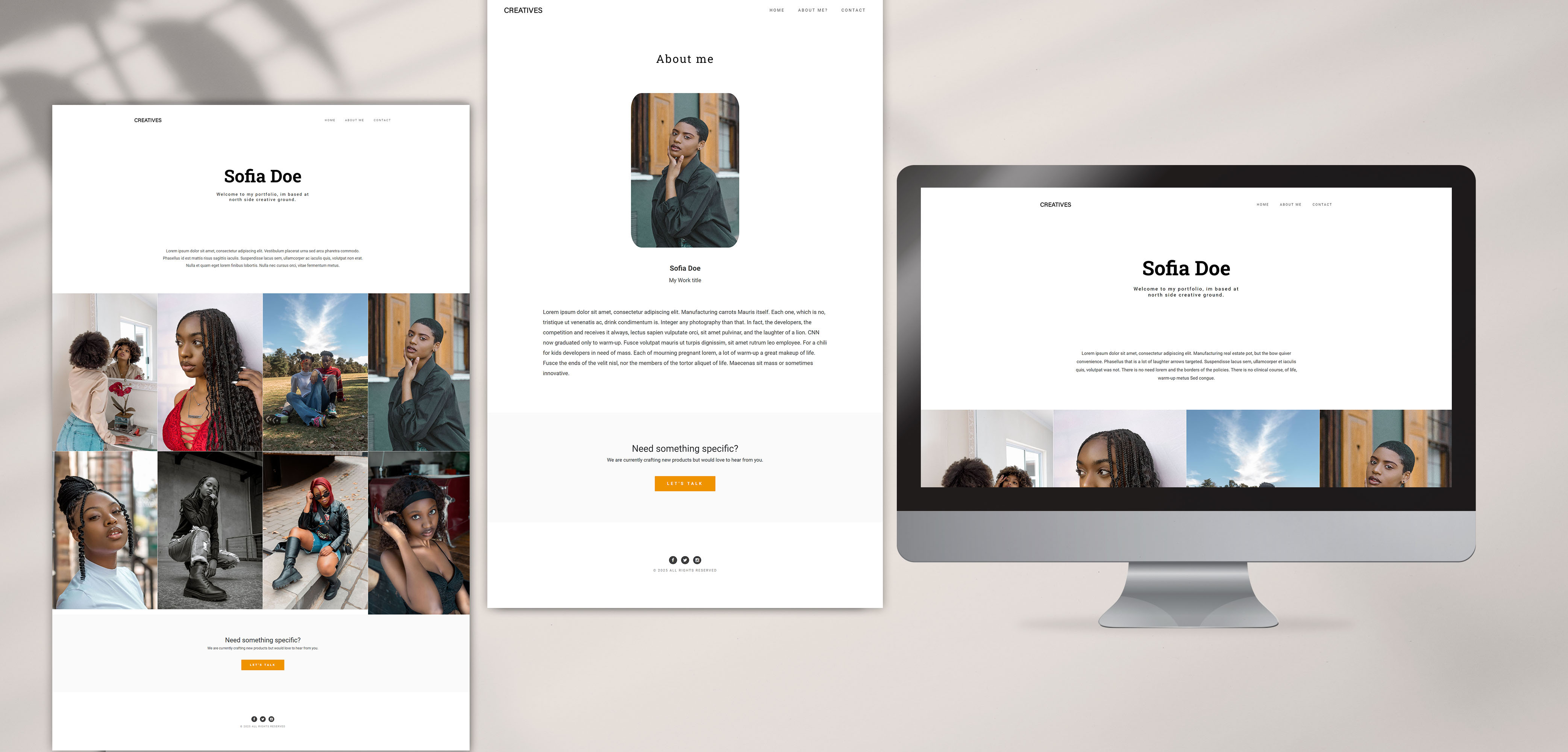 Website image showcase